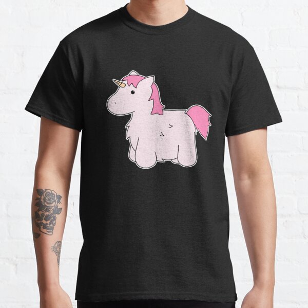 Pink fluffy shop unicorn t shirt