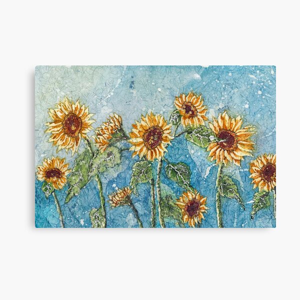 A Summer of Sunflowers Canvas Print