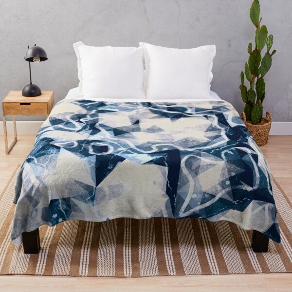 Item preview, Blue Geo Abstract designed and sold by Minxylynx4.
