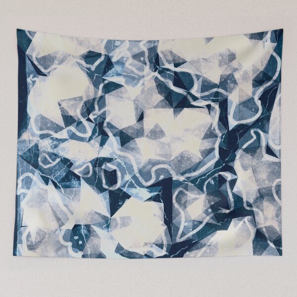 Item preview, Blue Geo Abstract designed and sold by Minxylynx4.