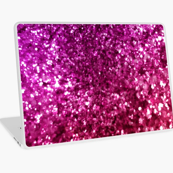 Pretty Pink Glitter Laptop Skin
