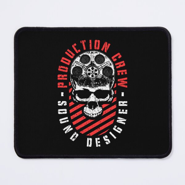 Item preview, Production Crew Sound Designer Movie Film Halloween Skull designed and sold by GrandeDuc.
