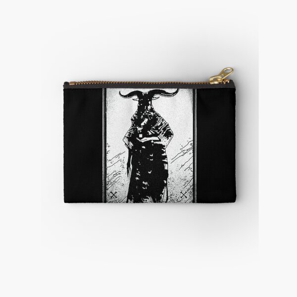 Item preview, Horned God, Cernunnos, white on black version designed and sold by SHOPOI76URE.