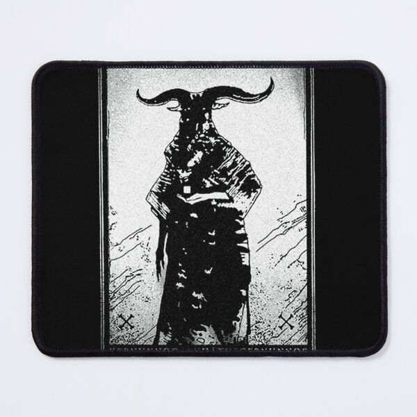 Item preview, Horned God, Cernunnos, white on black version designed and sold by SHOPOI76URE.