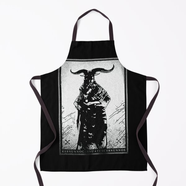 Item preview, Horned God, Cernunnos, white on black version designed and sold by SHOPOI76URE.