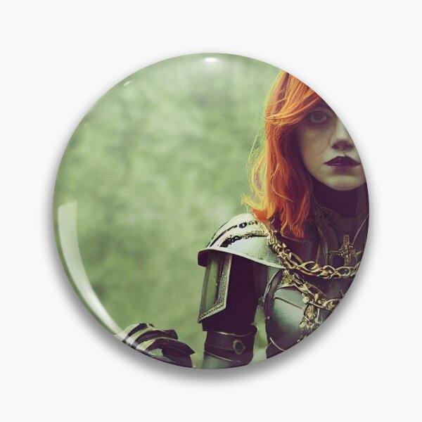 Item preview, EmmaStone the middle earth warrior with dark elvish gothic armor (ai created) designed and sold by specimba.