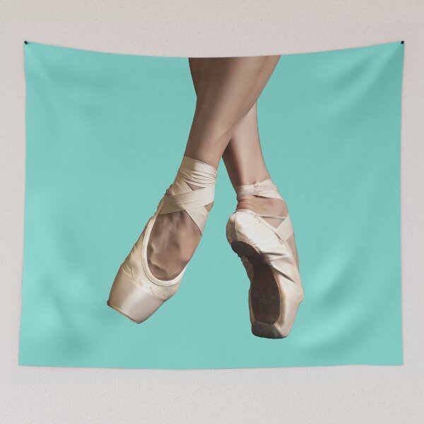 Aperçu de l'œuvre Jambes de ballerine gros plan en pointes créée et vendue par Lefteris Betsis.
