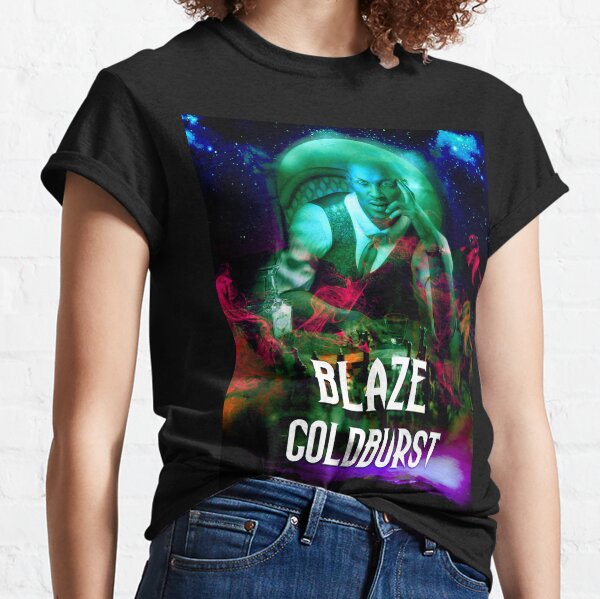Blaze Goldburst Horror, Halloween, Spooky, Ghost, Zombie Classic T-Shirt