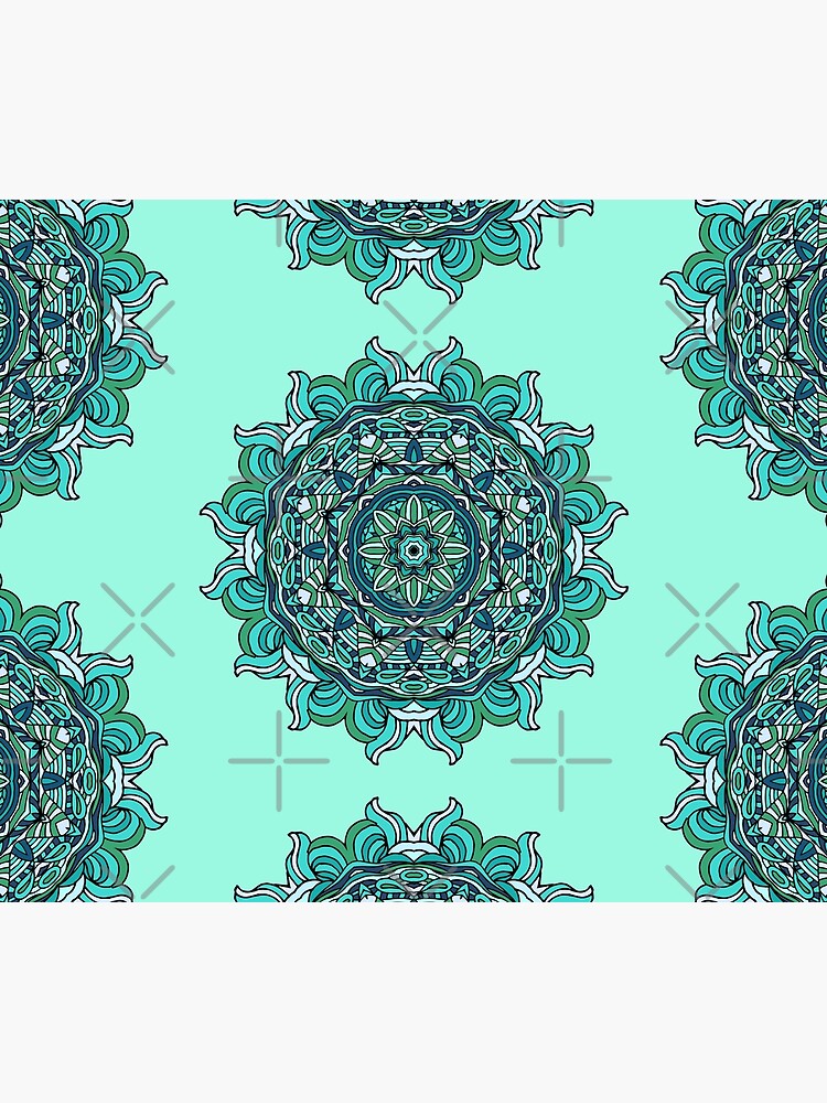 Blue mandala by JuliaBadeeva