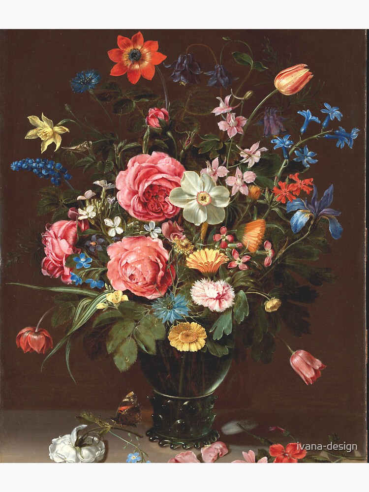 "A Bouquet of Flowers by Clara Peeters" Sticker for Sale by ivanadesign Redbubble