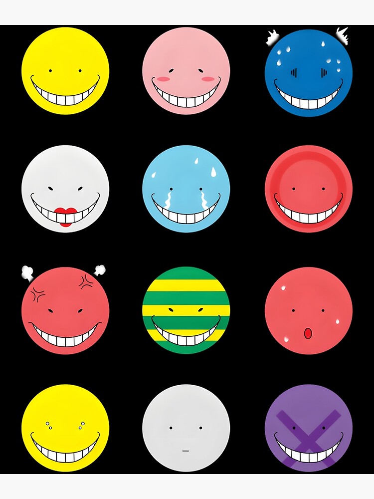 Koro Sensei Emotions Classic Premium Matte Vertical Poster Designed ...