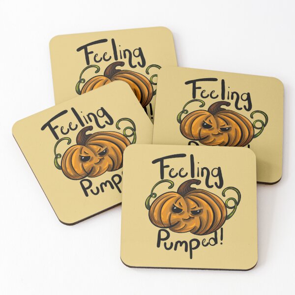 Item preview, “Feeling Pumped” pumpkin designed and sold by CreationsbyLD.