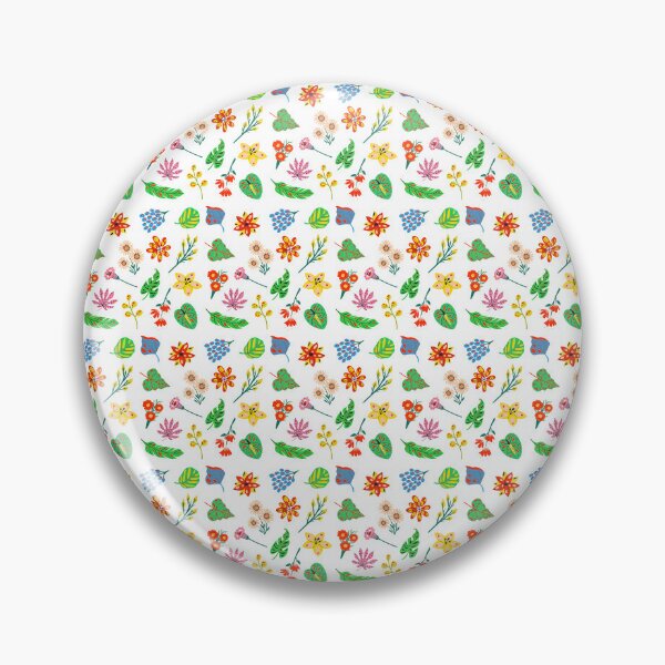 Item preview, Flowers and leaves pattern white designed and sold by LaBelleMaison.
