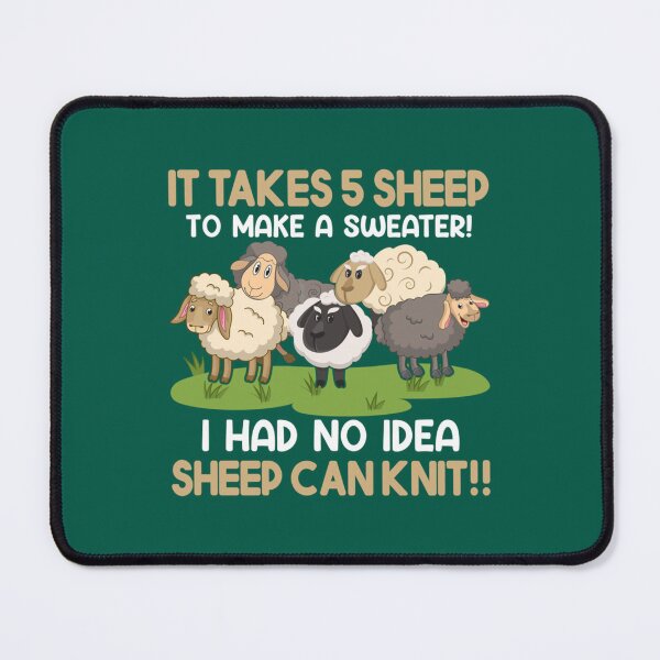 Item preview, It takes 5 sheep to make a sweater! designed and sold by CarterMarys.