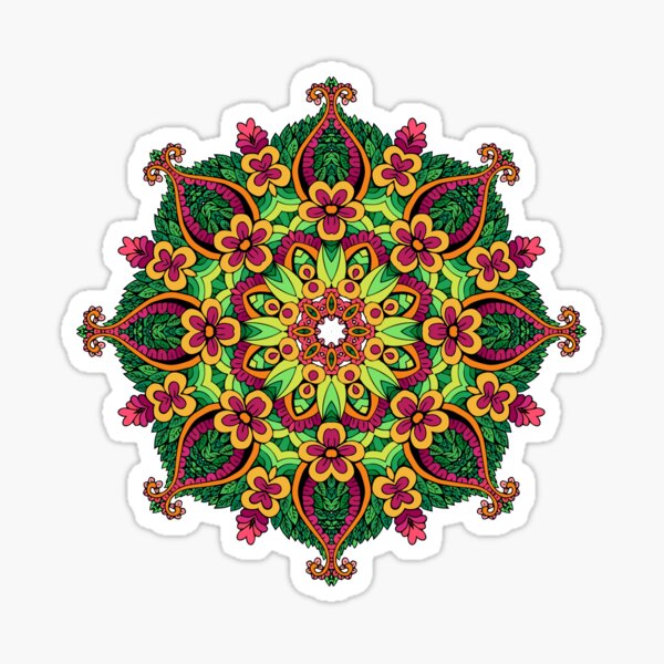 Item preview, Floral mandala designed and sold by JuliaBadeeva.