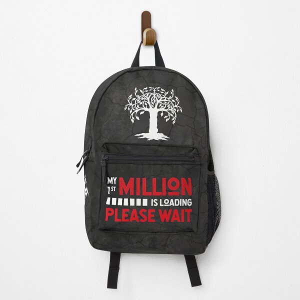 Item preview, My first million is loading please wait for freelancers & personnel hard work motivation designed and sold by TheLuckyShirts.