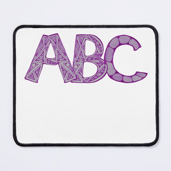 Item preview, Purple ABC designed and sold by KazM.