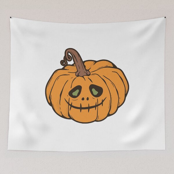 Aperçu de l'œuvre halloween scary pumpkin head créée et vendue par SilverOrGold.