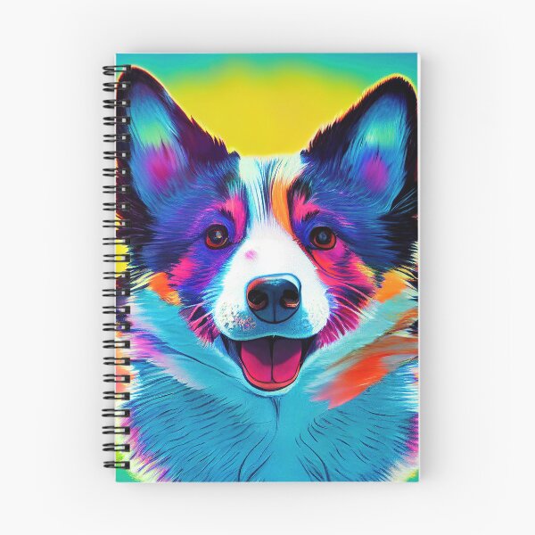 Item preview, psychedelic happy corgi designed and sold by Aliveforfun.
