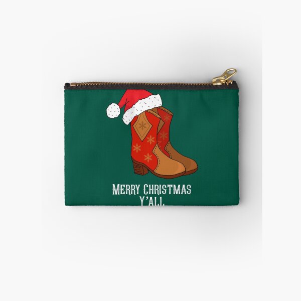 Item preview, Merry Christmas Y_all botas vaqueras rojas del oeste designed and sold by CarterMarys.