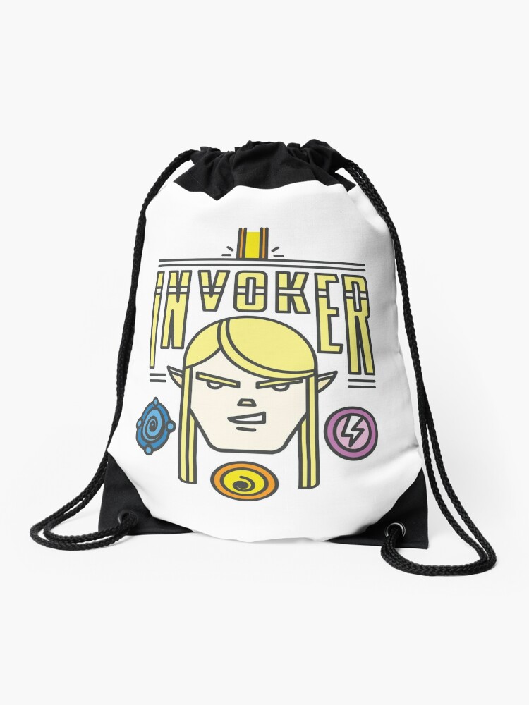 Invoker Dota 2 Shirt Drawstring Bag