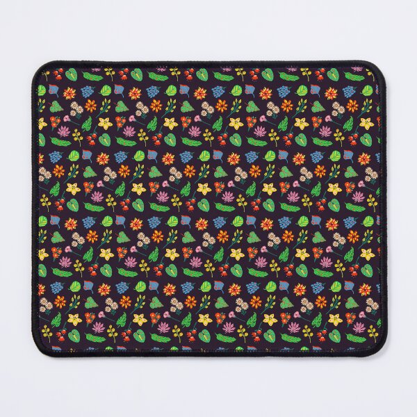 Item preview, Flowers and leaves pattern purple designed and sold by LaBelleMaison.