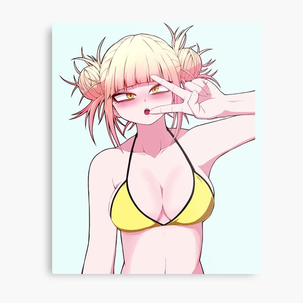 Cute Fanart Toga Himiko Boku No Hero Academia Metal Print For Sale By Mendallawaifu Redbubble