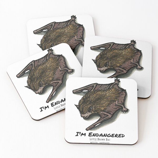 Item preview, Little Brown Bat- I'm Endangered designed and sold by Alexis Rodefer.