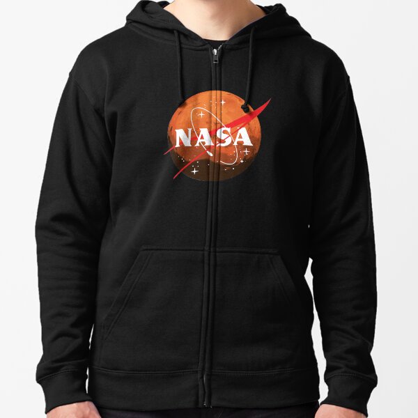 NASA Journey to Mars Zipped Hoodie