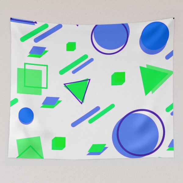 Item preview, Memphis Style Geometric designed and sold by TotallyRetroArt.
