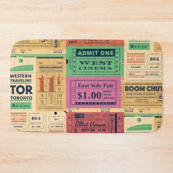 Item preview, Vintage Discounts and Travel Tickets  designed and sold by ArtOfStars.
