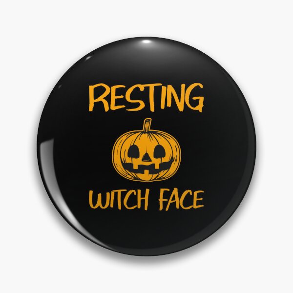 Item preview, Resting Witch Face, Halloween, Pumpkin, Willow Days designed and sold by avit1.