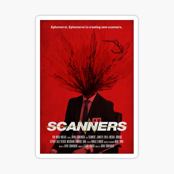 "Scanners by David Cronenberg with Jennifer O'Neill, Michael Ironside, 1981. Science Fiction