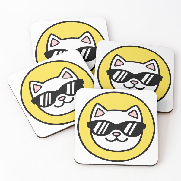 Item preview, Funny cat face with funky glasses designed and sold by bolkibox.