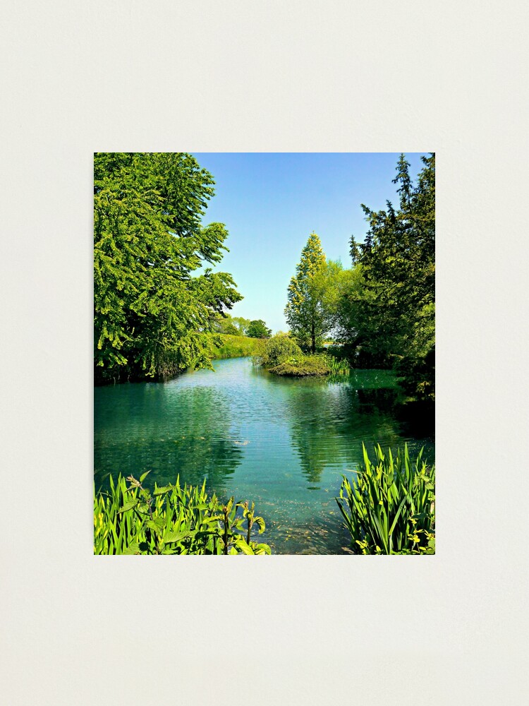 Alternate view of Aqua Lake Photographic Print