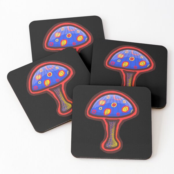 Item preview, Primary Colors Mushroom designed and sold by dialon25.