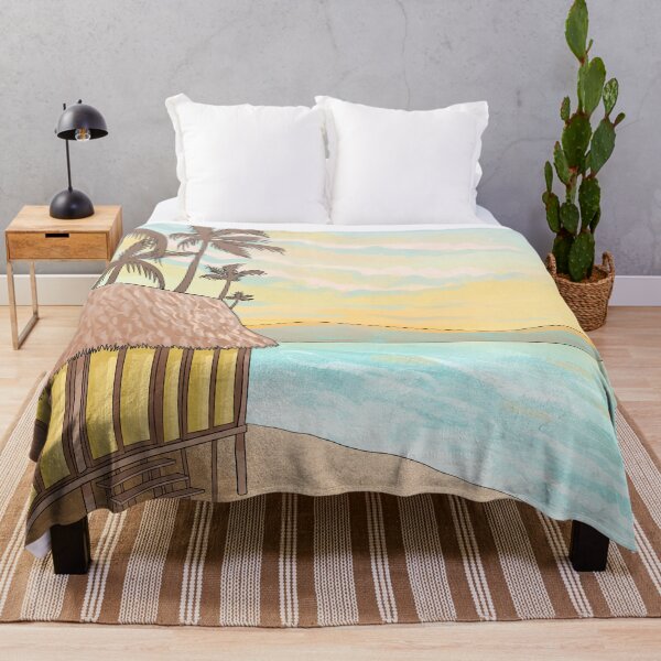 Item preview, Summer Beach Watercolor Art, Paradise Seaside designed and sold by Karry-Pat.