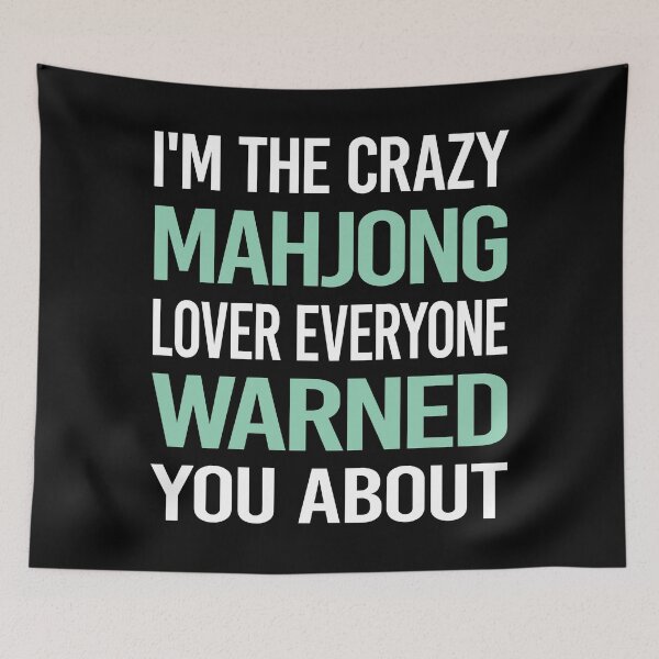 Item preview, Crazy Lover Mahjong Majong Mah Jong Mah Jongg designed and sold by BimBamFrank.