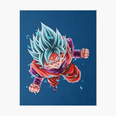 Goku Jubai Kaioken SS Blue Jigsaw Puzzle by AbdeeFactory