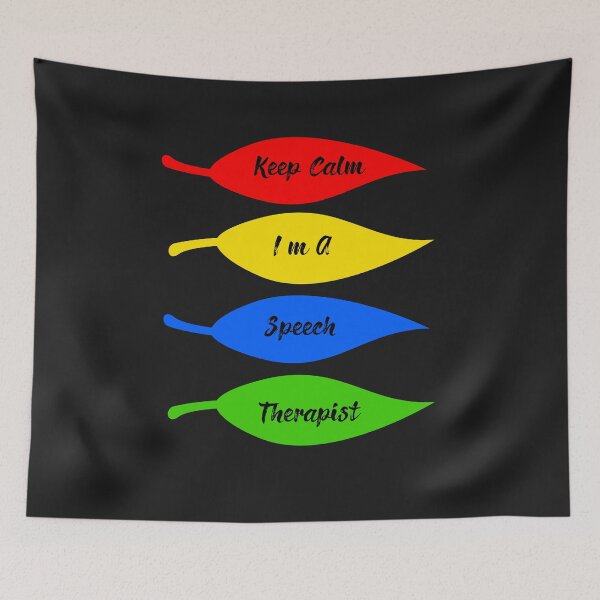 Item preview, Mantenga la calma Soy un terapeuta del habla designed and sold by UniqueDesignHub.