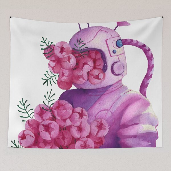 Item preview, Flower Astronaut  designed and sold by commanderflower.