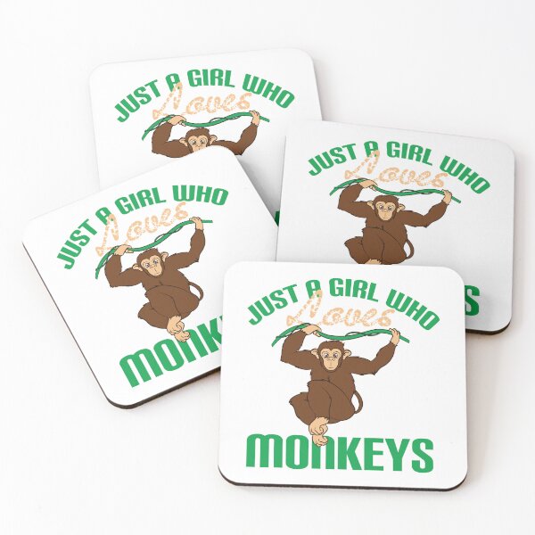 Item preview, Just A Girl Who Loves Monkeys designed and sold by KitsuneCostum.