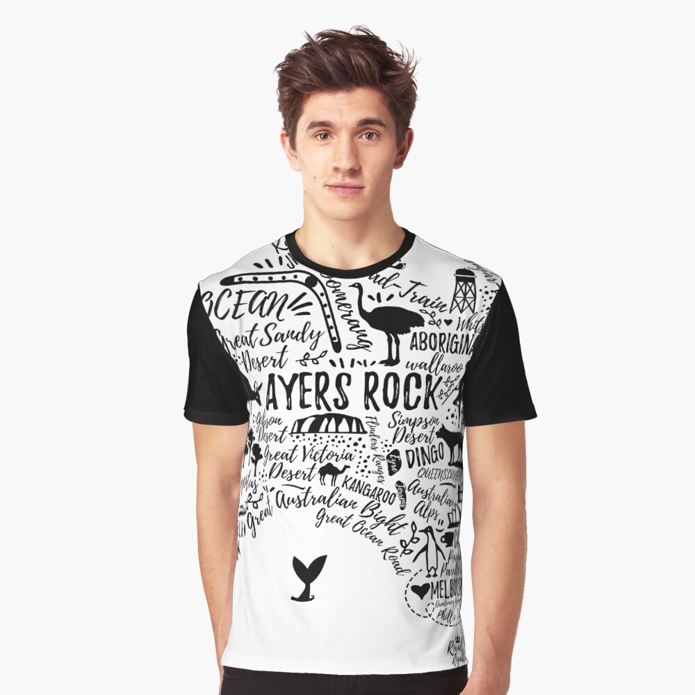 Vista previa del artículo con la obra «Camiseta gráfica», diseñado y vendido por Moloko88.