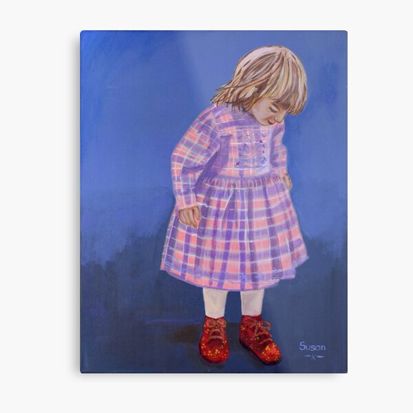 Red shoes Metal Print