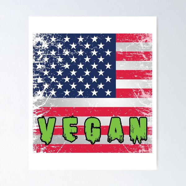 Item preview, American Patriot, Vegetarian, Vegan designed and sold by Shirtflyer.