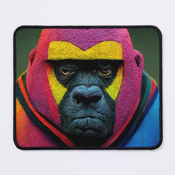 Item preview, Gorilla - Pop art- Synthwave designed and sold by PeanutArtCorner.