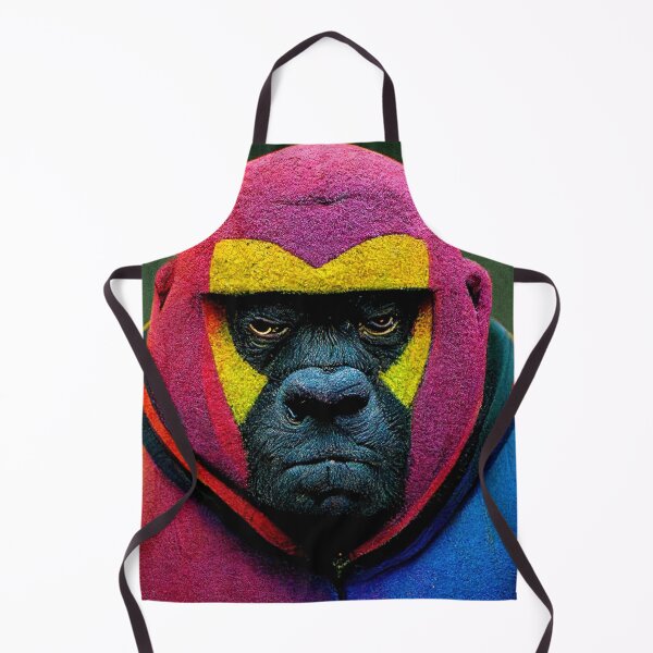 Item preview, Gorilla - Pop art- Synthwave designed and sold by PeanutArtCorner.