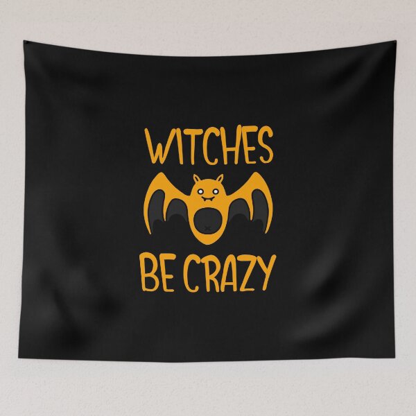 Item preview, Witches Be Crazy, Halloween, Bat, Willow Days designed and sold by avit1.