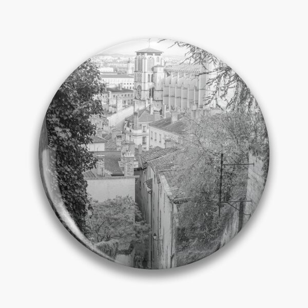Item preview, Steps Pathway in Lyon - Black and White Street designed and sold by CarolinaReina.