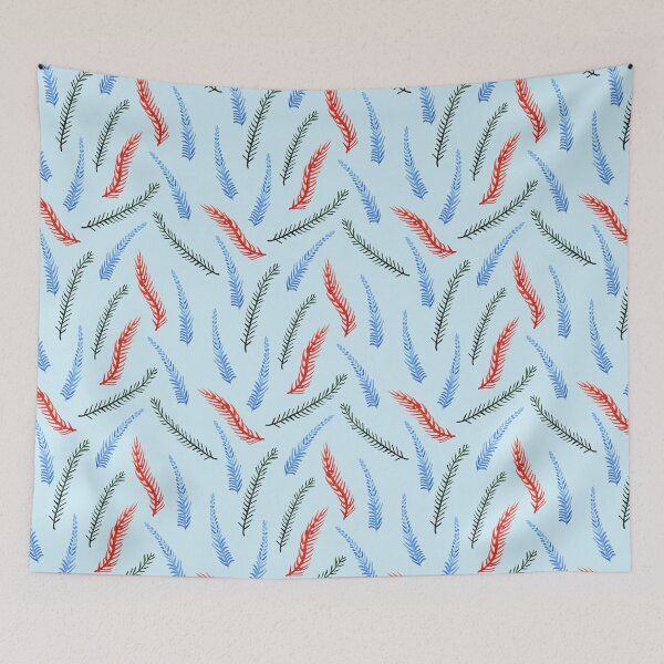 Item preview, Branch Pattern on Light Blue designed and sold by Elena Simonova.